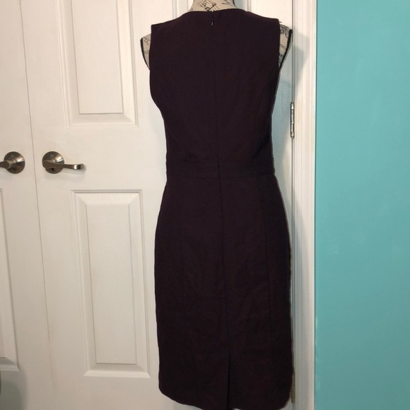 Banana Republic Factory Military Dress Jumper Wool Fitted 4 “Black Rose” - Picture 5 of 9